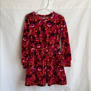 Cat & Jack Red and Pink Floral Dress